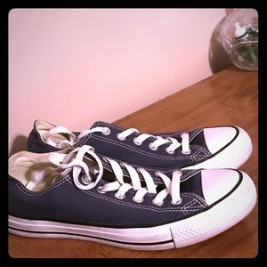 Low Top Navy Blue Converse